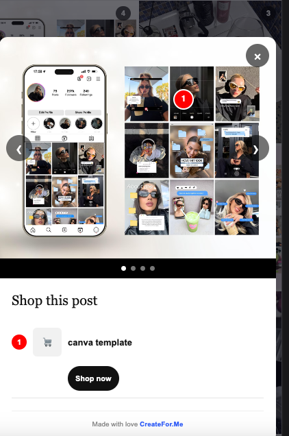ShopThePost product tagging interface